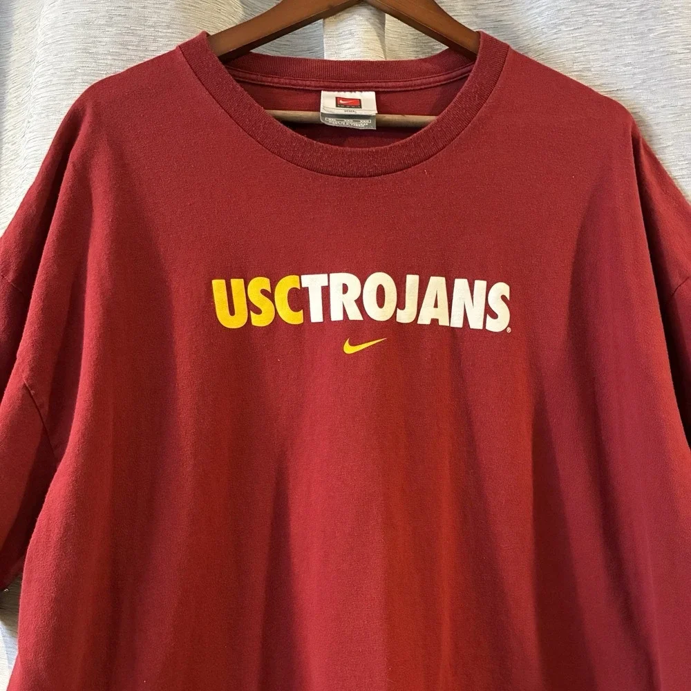 Nike USC Trojans cardinal cotton t-shirt‎ Size XXL